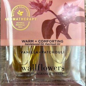 Bath and Body Works “Vanilla + Patchouli” Wallflower Fragrance Refill 2-pack